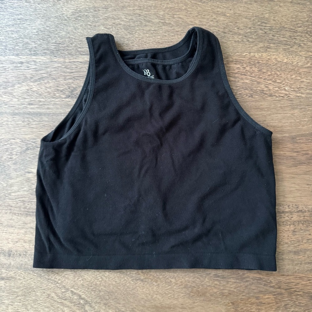 Kindred Bravely Sublime Bamboo Hands-free Pumping Longline Bra Top in Black